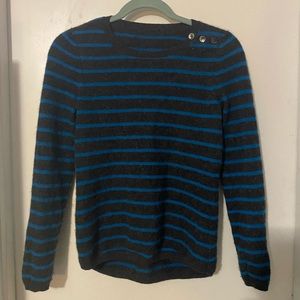 Aqua XS striped cashmere sweater